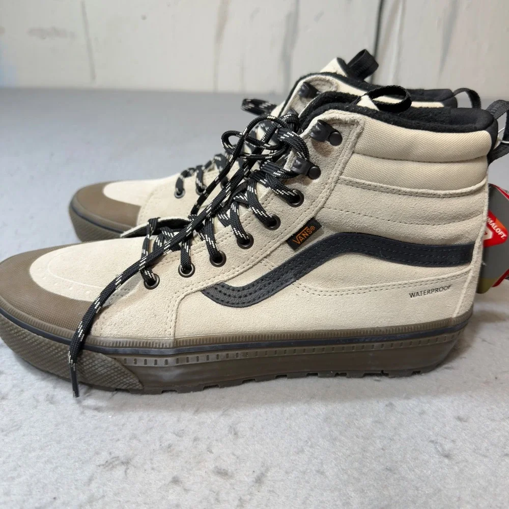 Vans Sk8-Hi MTE-2 Mens Tan Black New Waterproof Primaloft Sneaker Boots